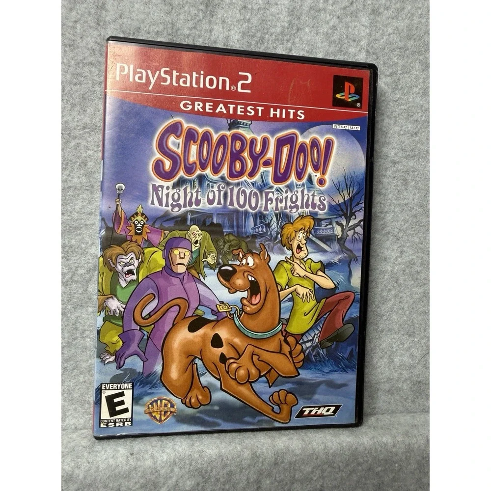 Scooby-Doo! Night of 100 Frights Sony PlayStation 2 Game w/ Manual
